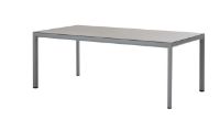 Billede af Cane-line Outdoor Drop Spisebord 200x100 cm - Light Grey/Fossil Grey Keramik