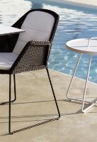 Billede af Cane-line Outdoor Sæde-/Ryghynde Til Breeze Stol - White