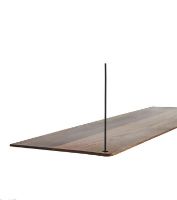 Billede af Woud Stedge Add-on Shelf L: 80 cm - Smoked Oak OUTLET