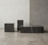 Billede af Audo Copenhagen Plinth Tall H: 51 cm - Black Marquina Marble
