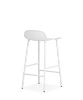 Billede af Normann Copenhagen Form Barstol SH: 65cm - Hvid/Stål