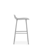 Billede af Normann Copenhagen Form Barstol SH: 65cm - Grå/Stål 