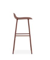 Billede af Normann Copenhagen Form Barstol SH: 75cm - Rød/Stål