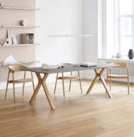 Billede af Andersen Furniture Space Tillægsplade 50x95 cm - Hvid Laminat