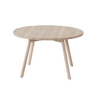 Billede af Andersen Furniture C2 Sofabord Ø: 80 cm - Hvid Matlakeret Eg