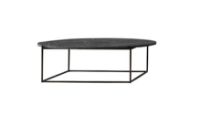 Billede af Wendelbo Circle Coffee Table Ø: 100 cm - Black Nero Marquina Marble/Black