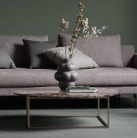 Billede af Wendelbo Circle Coffee Table Ø: 100 cm - Black Nero Marquina Marble/Black