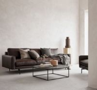 Billede af Wendelbo Circle Coffee Table Ø: 100 cm - Black Nero Marquina Marble/Black