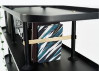 Billede af Wendelbo Slice Reol Medium Long 76x185 cm - Pulverlakeret Stål/Sort