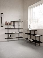 Billede af Wendelbo Slice Reol Tall Medium 147x140 cm - Pulverlakeret Stål/Sort