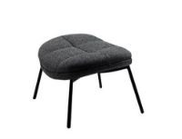 Billede af Wendelbo Mango Fodskammel H: 39 cm - Sortlakeret Stål/Soft Col. 3