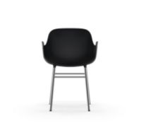 Billede af Normann Copenhagen Form Armstol SH: 44cm - Sort/Krom