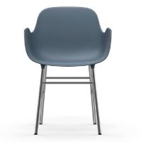 Billede af Normann Copenhagen Form Armstol SH: 44cm - Blå/Krom