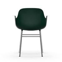Billede af Normann Copenhagen Form Armstol SH: 44cm - Grøn/Krom