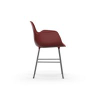 Billede af Normann Copenhagen Form Armstol SH: 44cm - Rød/Krom