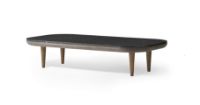 Billede af &Tradition Fly SC5 Lounge Table 60x120 cm - Smoked Oiled Oak/Honed Nero Marquina