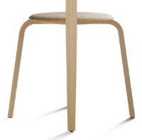 Billede af Audo Copenhagen Afteroom Plywood Dining Chair SH: 46 cm - Nature Oak  OUTLET