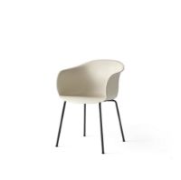 Billede af &Tradition Elefy JH28 Chair SH: 46 cm - Soft Beige/Sort UDSTILLINGSMODEL OUTLET