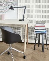 Billede af HAY AAC 24 About A Chair SH: 46 cm - Polished Aluminium/Black