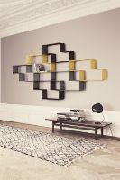 Billede af GUBI Dédal Shelf, 89x48,5x19,5 cm - Stone Grey Semi Mat