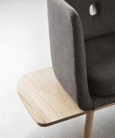 Billede af Eva Solo Phantom 2 pers. sofa med bord B: 208,8 cm - Oak Nature