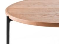 Billede af Please Wait To Be Seated Savoye Sofabord Ø: 90 H: 42 cm - Olieret Eg