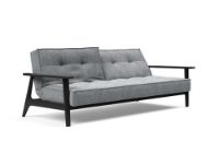 Billede af Innovation Living Splitback Frej Sovesofa L: 232 - Sort Eg/Twist Granite