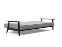 Billede af Innovation Living Splitback Frej Sovesofa L: 232 - Sort Eg/Twist Granite