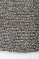 Billede af HC Tæpper Stavanger Håndlavet Tæppe Ø: 160 cm - Dark Grey