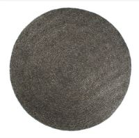 Billede af HC Tæpper Stavanger Håndlavet Tæppe Ø: 240 cm - Dark Grey