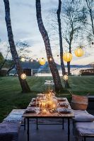 Billede af House Doctor Soni lampeskærme til lyskæde 10stk Ø: 25cm - Sand OUTLET