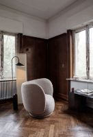 Billede af Ferm Living Rico Lounge Chair Brushed SH: 41 cm - Wam Grey