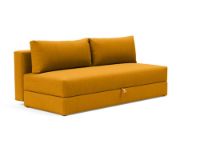 Billede af Innovation Living Osvald Sovesofa L: 200 cm - Mat Sort/Elegance Burned Curry