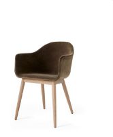Billede af Audo Copenhagen Harbour Dining Chair SH: 45 cm - City Velvet CA 7832/078 / Natural Oak 