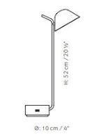 Billede af Audo Copenhagen Peek table lamp Ø: 10 cm - Black