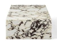 Billede af Audo Copenhagen Plinth Low H: 27 cm - Rose Calacatta Viola Marble