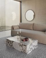 Billede af Audo Copenhagen Plinth Low H: 27 cm - Rose Calacatta Viola Marble