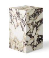 Billede af Audo Copenhagen Plinth Tall H: 51 cm - Rose Calacatta Viola Marble  
