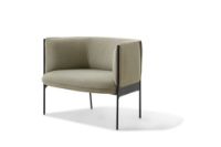 Billede af Wendelbo Sepal Loungestol SH: 39 cm - Pulverlakeret Stål/Fiord