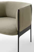 Billede af Wendelbo Sepal Loungestol SH: 39 cm - Pulverlakeret Stål/Fiord