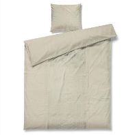 Billede af Juna Aristo sengetøj 140x200cm - Sand OUTLET