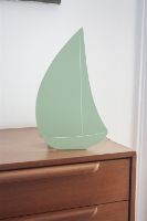 Billede af Goodnight Light Decoupage Bateau Lamp H: 32 cm - Mint  OUTLET