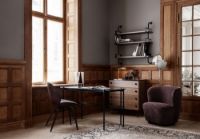 Billede af GUBI Démon 3 hylder m. 2 beslag L: 95cm - Black Stained Ash