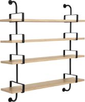 Billede af GUBI Démon 4 hylder m. 2 beslag L: 155cm - Oak
