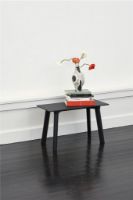 Billede af HAY CPH Deux 215 Bench 75x35x45 cm - Black Ink Lacquered Solid Beech/Ink Black Laminate