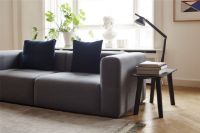 Billede af HAY CPH Deux 215 Bench 75x35x45 cm - Black Ink Lacquered Solid Beech/Ink Black Laminate