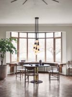 Billede af &Tradition HM3 Drawn Chair SH: 46cm - Natural Paper Cord/Walnut