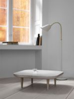 Billede af &Tradition Fly SC4 Lounge Table 80x80 cm - Oiled Oak/Honed Bianco Carrara Marble