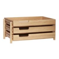 Billede af Hübsch Note Brevbakke 38x24 cm - Egetræ/Natur FORUDBESTIL: APRIL 2026