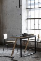 Billede af Bent Hansen Hemingway Skrivebord m. Opladerstation L: 120 cm - Matlakeret Eg